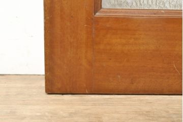 和製ビンテージ　昭和レトロ　ぬくもりを感じる佇まいが魅力的なドア1枚(扉、建具、ヴィンテージ)(R-055309)