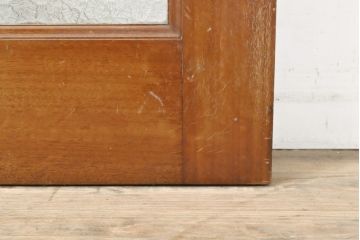 和製ビンテージ　昭和レトロ　ぬくもりを感じる佇まいが魅力的なドア1枚(扉、建具、ヴィンテージ)(R-055309)