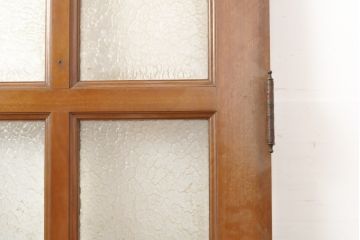 和製ビンテージ　昭和レトロ　ぬくもりを感じる佇まいが魅力的なドア1枚(扉、建具、ヴィンテージ)(R-055309)