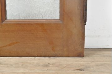 和製ビンテージ　昭和レトロ　ぬくもりを感じる佇まいが魅力的なドア1枚(扉、建具、ヴィンテージ)(R-055309)