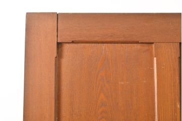 和製アンティーク　タモ材　木目の味わいをお楽しみいただけるドア1枚(扉、建具)(R-055312)