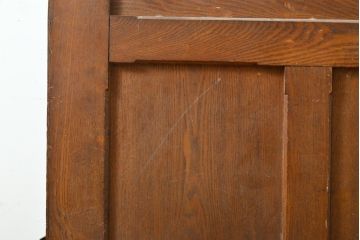 和製アンティーク　タモ材　木目の味わいをお楽しみいただけるドア1枚(扉、建具)(R-055312)