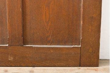 和製アンティーク　タモ材　木目の味わいをお楽しみいただけるドア1枚(扉、建具)(R-055312)
