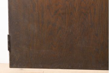 和製ビンテージ　希少!!　神戸洋家具　永田良介商店　幾何学模様が存在感を際立たせる両開きドア1対(扉、ヴィンテージ、建具)(R-055315)