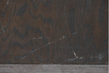 ヴィンテージ建具　昭和後期　希少!!　永田良介商店　神戸洋家具　幾何学模様が特徴的な両開きドア2枚(1対)セット　(R-055315)