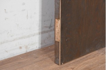 ヴィンテージ建具　昭和後期　希少!!　永田良介商店　神戸洋家具　幾何学模様が特徴的な両開きドア2枚(1対)セット　(R-055315)