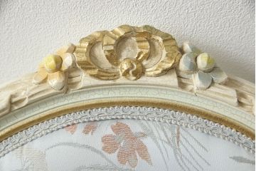 中古　美品　イタリア高級家具　ロココ調　Mario Colciago&Figli(マリオ・コルチャゴ)　Fratelli Origgi(フラテッリ・オリッジ)　上品な佇まいが魅力的なアームチェア2脚セット(ラウンジチェア、椅子)(定価2脚で約60万円)(R-055325)