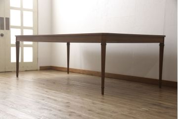 中古　特大!　DREXEL HERITAGE(ドレクセルヘリテイジ)　洗練された佇まいが美しいダイニングテーブル(食卓、6人掛け、六人掛け)(R-055373)