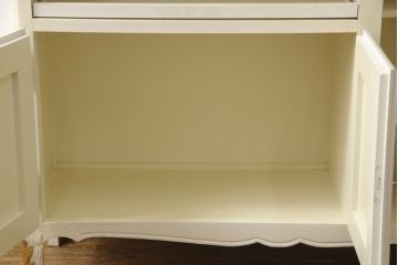 イタリアビンテージ　ロココ調　上品な佇まいのサイドボード(収納棚、サイドキャビネット、ヴィンテージ)(R-055400)