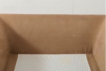 中古　arflex(アルフレックス)　A SOFA(エー・ソファ)　カバー付き　ナチュラルな色合いがかわいらしい1.5人掛けソファ(定価約30万円)(一人掛けソファ、アームチェア)(R-055404)