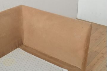 中古　arflex(アルフレックス)　A SOFA(エー・ソファ)　カバー付き　ナチュラルな色合いがかわいらしい1.5人掛けソファ(定価約30万円)(一人掛けソファ、アームチェア)(R-055404)
