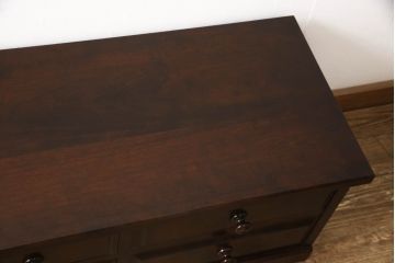 中古　美品　北海道民芸家具　ベンチチェスト(ローボード、テレビボード、テレビ台、ローチェスト)(R-055406)