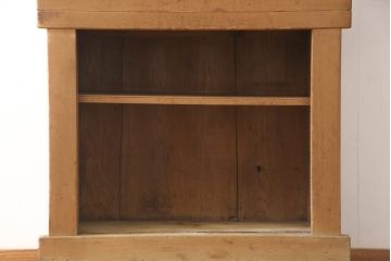 和製アンティーク　古い時代の味わいがお楽しみいただける三尺水屋箪笥サイドボード(収納棚、戸棚、キャビネット、食器棚)(R-055420)