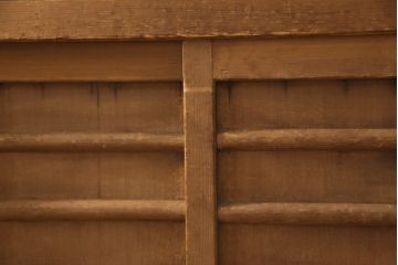 和製アンティーク　古い時代の味わいがお楽しみいただける三尺水屋箪笥サイドボード(収納棚、戸棚、キャビネット、食器棚)(R-055420)