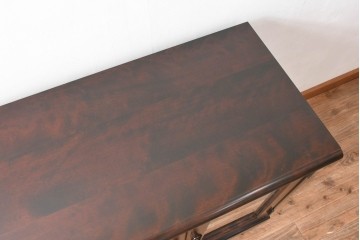 中古　北海道民芸家具　落ち着いた深みのある色合いが美しいサイドボード　(R-055433)