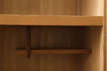 中古　美品　民芸家具　上質な和の空間づくりにおすすめの置き水屋(置水屋、茶水屋、戸棚、茶棚、収納棚)(R-055466)