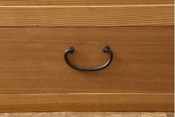 中古　美品　民芸家具　上質な和の空間づくりにおすすめの置き水屋(置水屋、茶水屋、戸棚、茶棚、収納棚)(R-055466)
