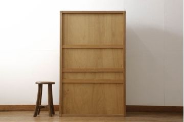 中古　美品　民芸家具　上質な和の空間づくりにおすすめの置き水屋(置水屋、茶水屋、戸棚、茶棚、収納棚)(R-055466)