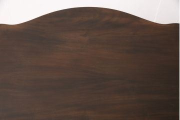 アンティーク家具　フランスアンティーク　マホガニー材　バルボスレッグ　優雅な彫りの装飾が魅力的なテーブル(ダイニングテーブル、コーヒーテーブル、カフェテーブル)(R-055470)