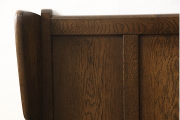 中古　横浜クラシック家具　ノックオンウッド(knockonwood)　コロニアルシリーズ(Hand Made)　英国の伝統スタイルであるウィングバックが印象的な1人掛けソファ(定価約31万円)(ウイングバック、ウィングチェア、1P、アームチェア、一人掛け)(R-055505)