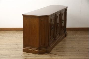中古　美品　マホガニー材　DREXEL HERITAGE(ドレクセルヘリテジ)　FRANCESCA(フランチェスカ)シリーズ　クリデンザ(クレデンザ、収納棚、キャビネット、サイドボード)(定価約90万円)(R-055524)