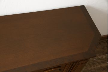 中古　美品　マホガニー材　DREXEL HERITAGE(ドレクセルヘリテジ)　FRANCESCA(フランチェスカ)シリーズ　クリデンザ(クレデンザ、収納棚、キャビネット、サイドボード)(定価約90万円)(R-055524)