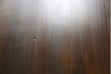 中古　美品　軽井沢彫り　均等に彫られた桜の図柄が美しい特大丸テーブル(ちゃぶ台、座卓、ローテーブル、センターテーブル)(R-055527)