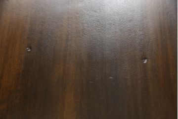 中古　美品　軽井沢彫り　均等に彫られた桜の図柄が美しい特大丸テーブル(ちゃぶ台、座卓、ローテーブル、センターテーブル)(R-055527)