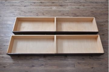 中古　北海道民芸家具　HM533　和洋どちらの空間にも合わせやすいチェスト(タンス、整理箪笥、引き出し)(定価約25万円)(R-055537)