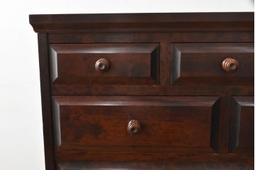 中古　北海道民芸家具　HM533　和洋どちらの空間にも合わせやすいチェスト(タンス、整理箪笥、引き出し)(定価約25万円)(R-055537)