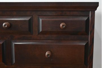 中古　北海道民芸家具　HM533　和洋どちらの空間にも合わせやすいチェスト(タンス、整理箪笥、引き出し)(定価約25万円)(R-055537)