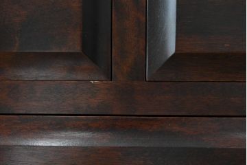 中古　北海道民芸家具　HM533　和洋どちらの空間にも合わせやすいチェスト(タンス、整理箪笥、引き出し)(定価約25万円)(R-055537)