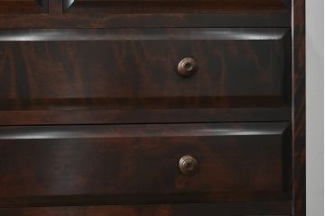 中古　北海道民芸家具　HM533　和洋どちらの空間にも合わせやすいチェスト(タンス、整理箪笥、引き出し)(定価約25万円)(R-055537)