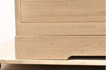 和製ビンテージ　透かしの引手金具が上品な雰囲気を醸し出す総桐箪笥(桐たんす、和タンス、衣装箪笥、ヴィンテージ)(R-055540)