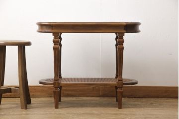 中古　美品　DREXEL HERITAGE(ドレクセルヘリテイジ)　Cameo Classics(キャメオクラシックス)　クラシカルな空間を演出するサイドテーブル(定価約24万円)(コーヒーテーブル、エンドテーブル)(R-055545)
