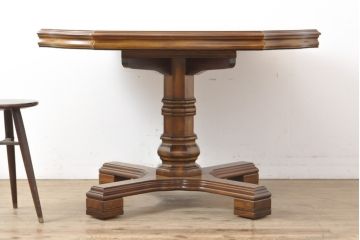中古　美品　DREXEL HERITAGE(ドレクセルヘリテイジ)　Grand Villa(グランドヴィラ)　ダイニングテーブル(定価約60万円)(2人掛け、4人掛け)(R-055546)