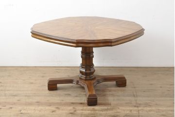 中古　美品　DREXEL HERITAGE(ドレクセルヘリテイジ)　Grand Villa(グランドヴィラ)　ダイニングテーブル(定価約60万円)(2人掛け、4人掛け)(R-055546)