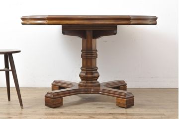 中古　美品　DREXEL HERITAGE(ドレクセルヘリテイジ)　Grand Villa(グランドヴィラ)　ダイニングテーブル(定価約60万円)(2人掛け、4人掛け)(R-055546)