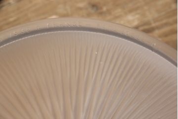 フランスアンティーク　極上品!!　凝ったつくりが魅力的な真鍮製フレームの天井照明(吊り下げ照明、ペンダントライト、シェード)(R-055559)