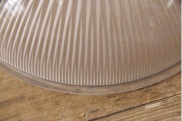 フランスアンティーク　極上品!!　凝ったつくりが魅力的な真鍮製フレームの天井照明(吊り下げ照明、ペンダントライト、シェード)(R-055559)