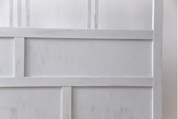 和製アンティーク　ペイント家具　フレンチシャビーな雰囲気がおしゃれな衝立て(つい立て、パーテーション)(R-055565)