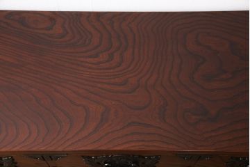 中古　美品　岩谷堂箪笥　迫力のある杢目と金具が存在感を放つ整理箪笥(衣装箪笥、引き出し、サイドチェスト)(R-055569)
