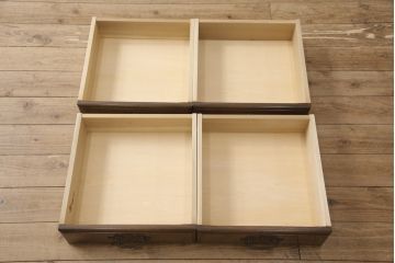 中古　美品　横浜クラシック家具　ノックオンウッド(knockonwood)　Hand Made　上品なデザインが美しいサイドボード(定価約68万円)(戸棚、収納棚、キャビネット)(R-055599)