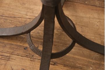 フランスアンティーク　Oegupデザイン　アールヌーヴォー　ヴィトリフィカシオン彩ガラス　空間のアクセントになるフロアスタンド(スタンド照明、シェード、アールヌーボー)(検索ワード:ミューラー兄弟)(R-055618)
