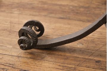 フランスアンティーク　Oegupデザイン　アールヌーヴォー　ヴィトリフィカシオン彩ガラス　空間のアクセントになるフロアスタンド(スタンド照明、シェード、アールヌーボー)(検索ワード:ミューラー兄弟)(R-055618)