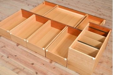 中古　美品　DREXEL HERITAGE(ドレクセルヘリテイジ)　重厚感ある佇まいが目を引くデスク(両袖デスク、机、在宅ワーク、在宅用ワークデスク)(R-055636)
