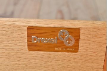 中古　美品　DREXEL HERITAGE(ドレクセルヘリテイジ)　重厚感ある佇まいが目を引くデスク(両袖デスク、机、在宅ワーク、在宅用ワークデスク)(R-055636)