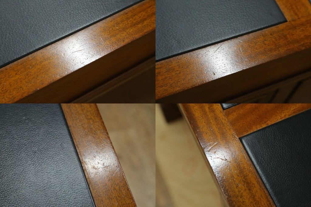 中古　美品　DREXEL HERITAGE(ドレクセルヘリテイジ)　重厚感ある佇まいが目を引くデスク　(R-055636)