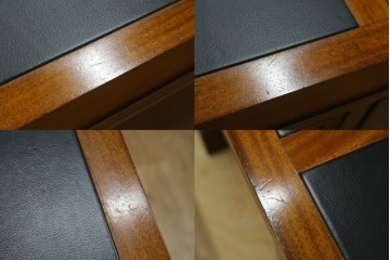 中古　美品　DREXEL HERITAGE(ドレクセルヘリテイジ)　重厚感ある佇まいが目を引くデスク　(R-055636)