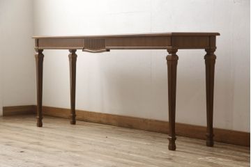 中古　美品　DREXEL HERITAGE(ドレクセルヘリテイジ)　品のある佇まいのコンソールテーブル(サイドテーブル、作業台)(R-055639)